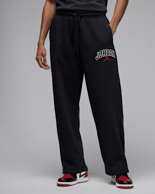 Jordan Brooklyn Fleece Men's Oversized Open-Hem Trousers